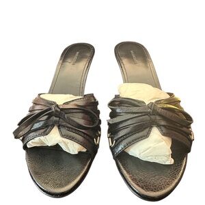 Balenciaga Cagole Sandal M70 – Black/Silver – Size 36.5